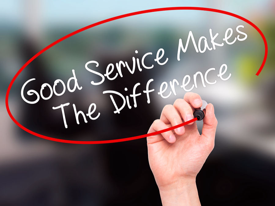 Good Service Makes The Difference 